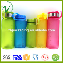 Alta qualidade PCTG colorido redondo garrafa de água quente de plástico vazio para beber